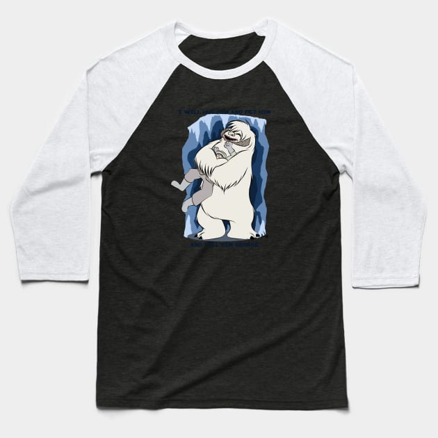 Wampa with a Wabbit Baseball T-Shirt by AnaKing